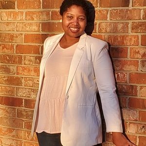 Newport News White Blazer Size 10P